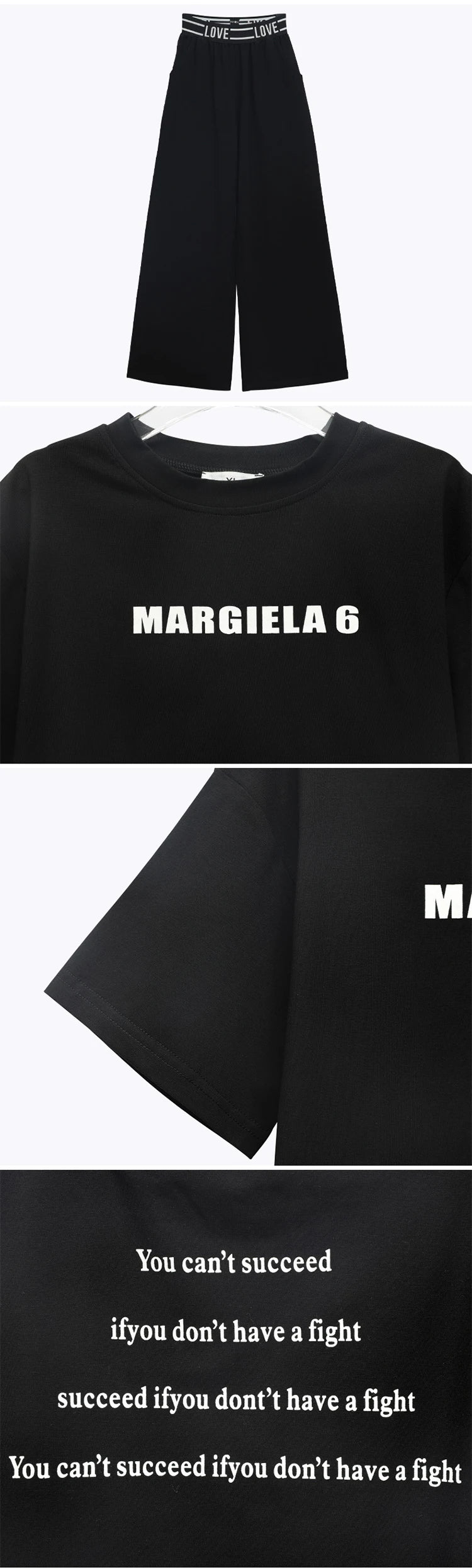 5 6 7 8 9 10 11 12 13 14 Years Summer Teen Girls Clothing Sets Children Fashion Letter Tops + Pants 2Pcs Outfits Kids Tracksuit