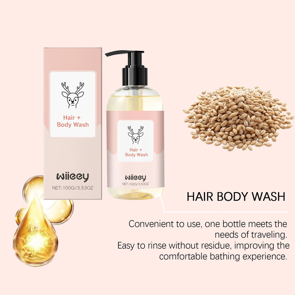 2 in 1 Children Shampoo Body Wash Gentle Cleansing Moisturizing Soothing Soft Smoothing Fresh Fragrance Refreshing Body Skincare