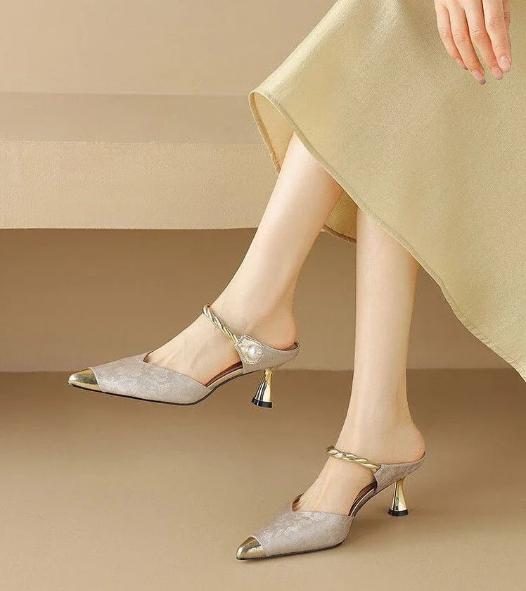 Shoes for Women Mules Sandals Fashion Woman Slippers Cheap Liquidation Easy Wears Slides Original New Collection Style Unique 39