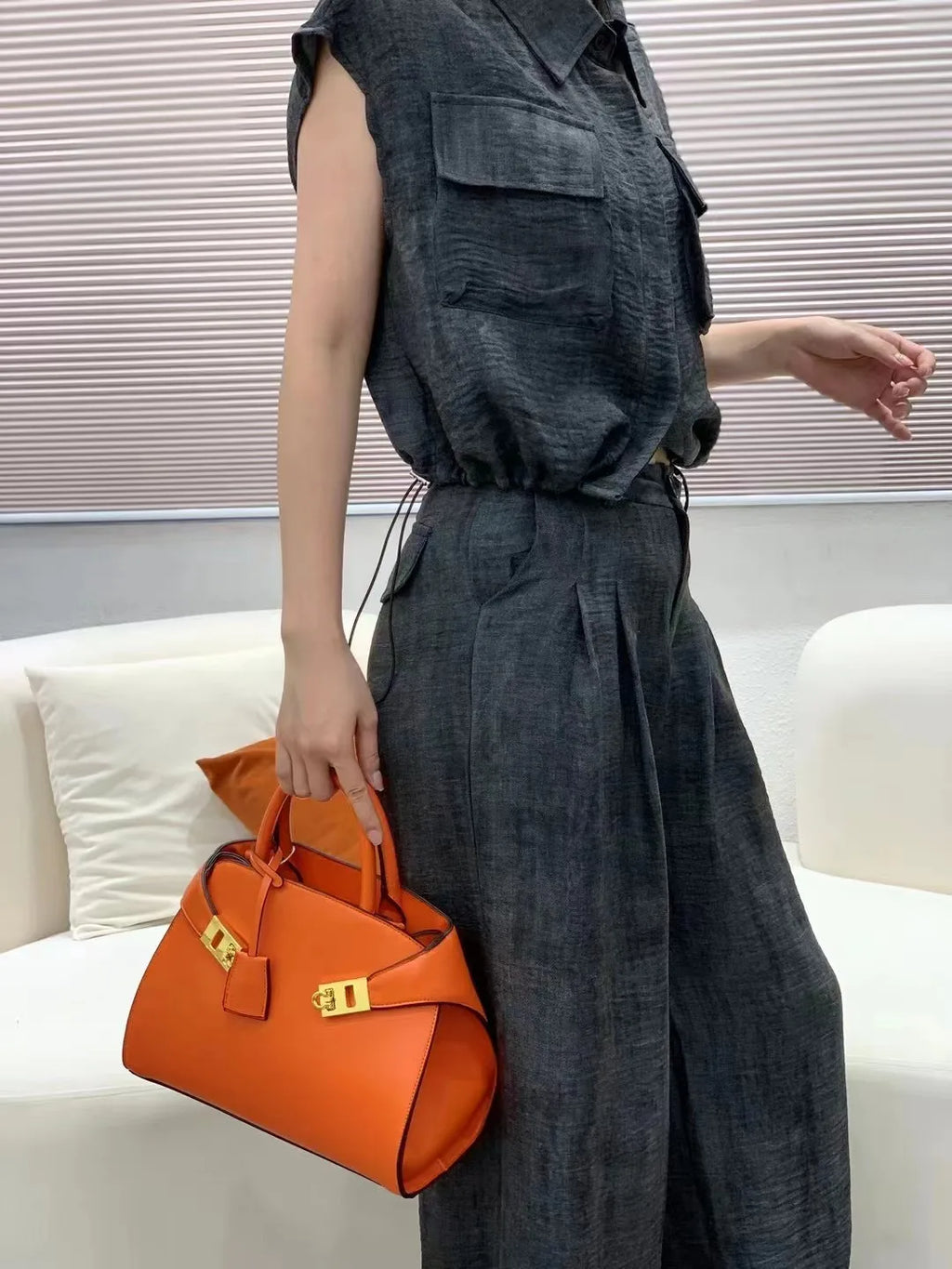Shell Messenger Bags For Women Luxury Designer Handbag And Purses 2024 New In Fashion Bowling Large Capacity Shoulder Crossbody