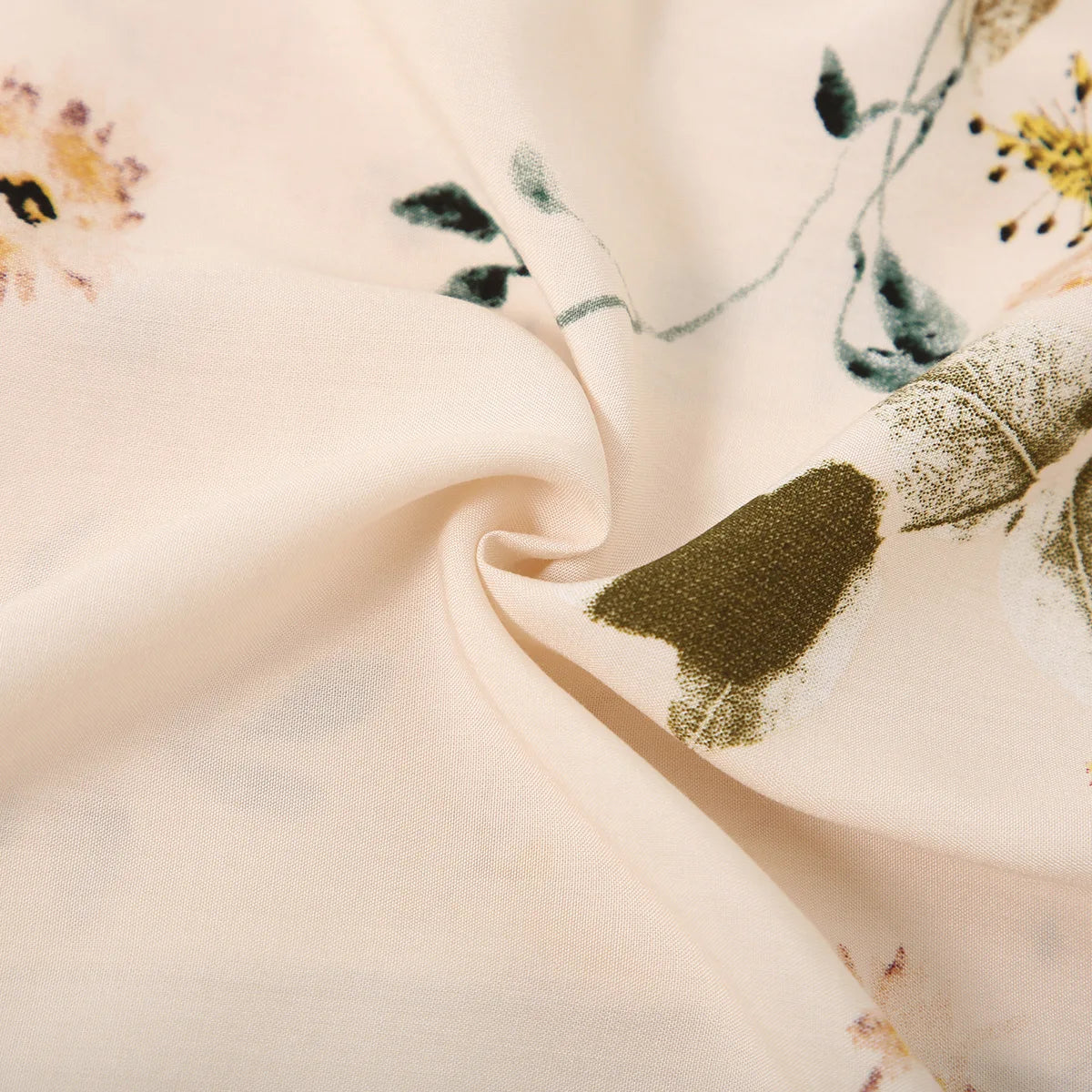 Elegant Versatile Floral Shirt & Shorts/Pants Set Women French Style Silky Viscose Loungewear 2Pcs Summer Pajamas Outerwear Top