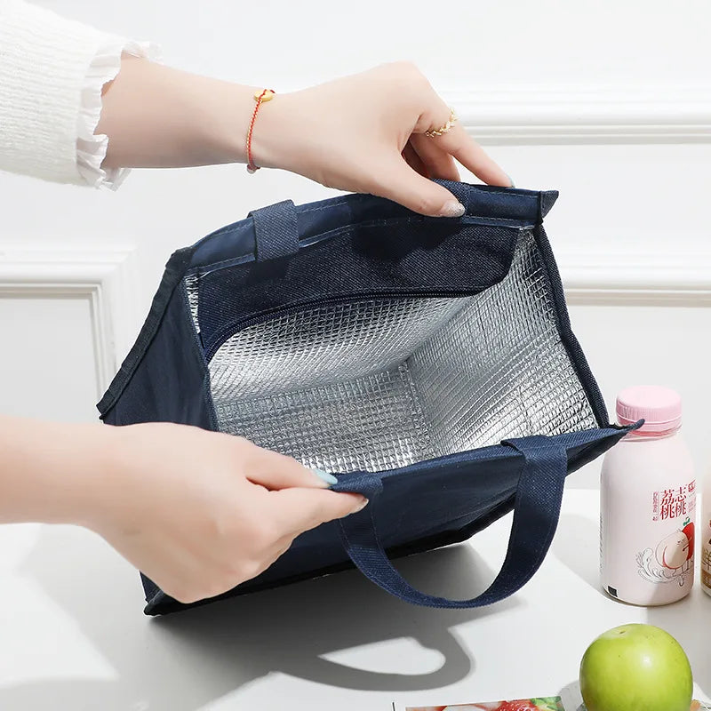 Kids Lunch Bag for School Portable Thermal Bag Children Cartoon Insulated Lunch Bag Cooler Bento Pouch Dinner Container Handbags