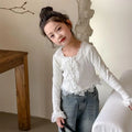 French Lace Tween Girl Clothes T Shirts for Girls 11 12 Years Elementary Student Children Top T-shirts 4 Clothing From 7 8 5 6 9