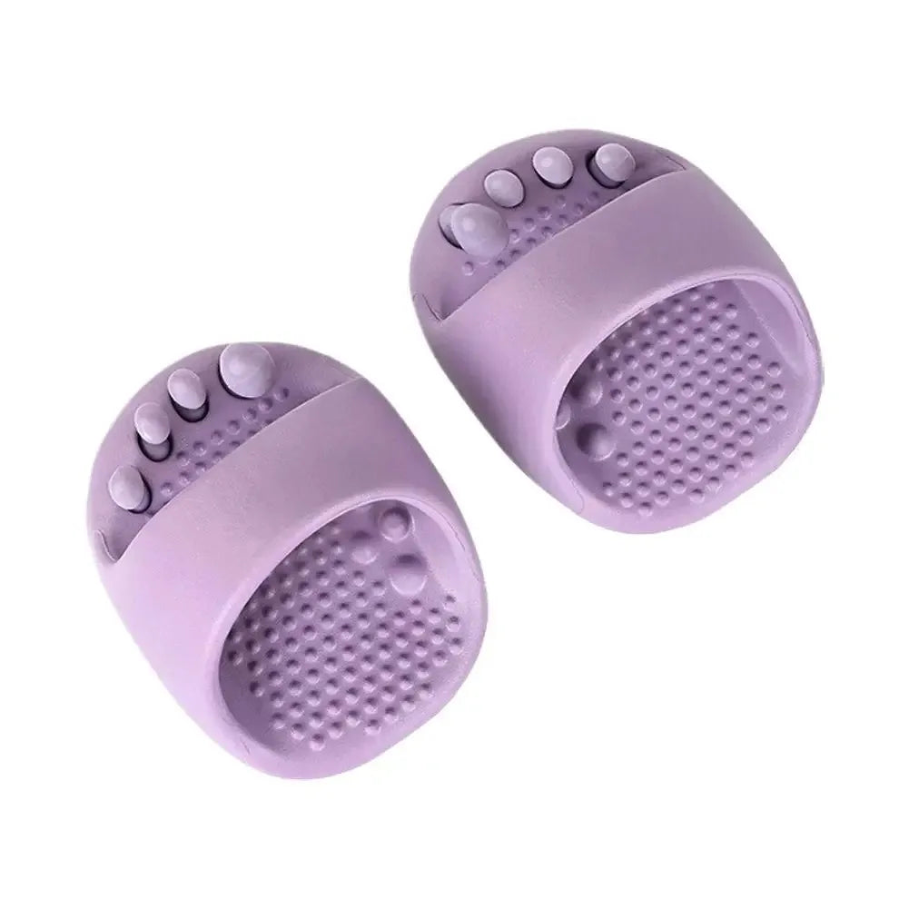 Women's Arch Support Massage Slippers Thick Soled Slide Sandals Shaking Slimming Shoes Postpartum Leg Massage Foot Relief