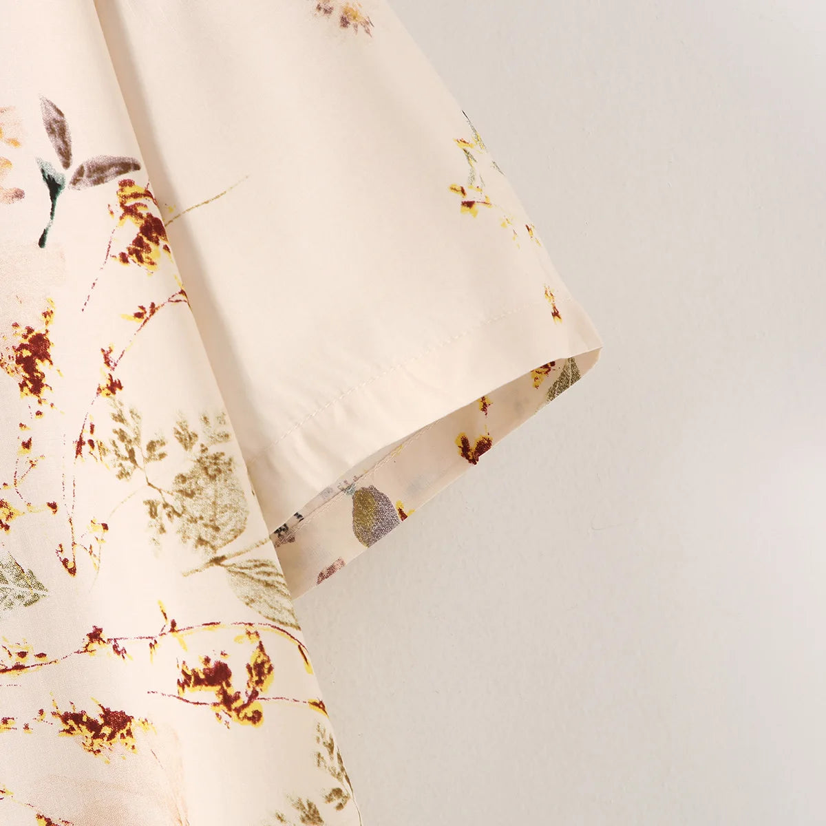 Elegant Versatile Floral Shirt & Shorts/Pants Set Women French Style Silky Viscose Loungewear 2Pcs Summer Pajamas Outerwear Top