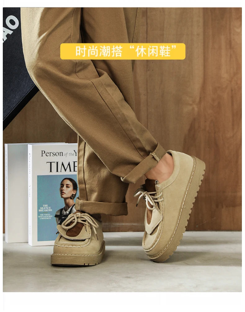 Shoes for Men Leather Casual Shoes Waterproof Comfortable Men's Sneaker Lace Up Male Footwear Vulcanized Man Shoe Masculino