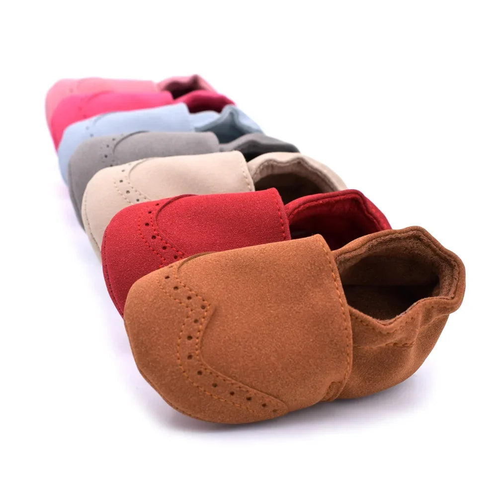 Baby Boy Girl Shoes Soft Leather Infant Toddler Baby First Walker Casual Anti-slip Toddler Baby Kids Crib Shoes -18 Months