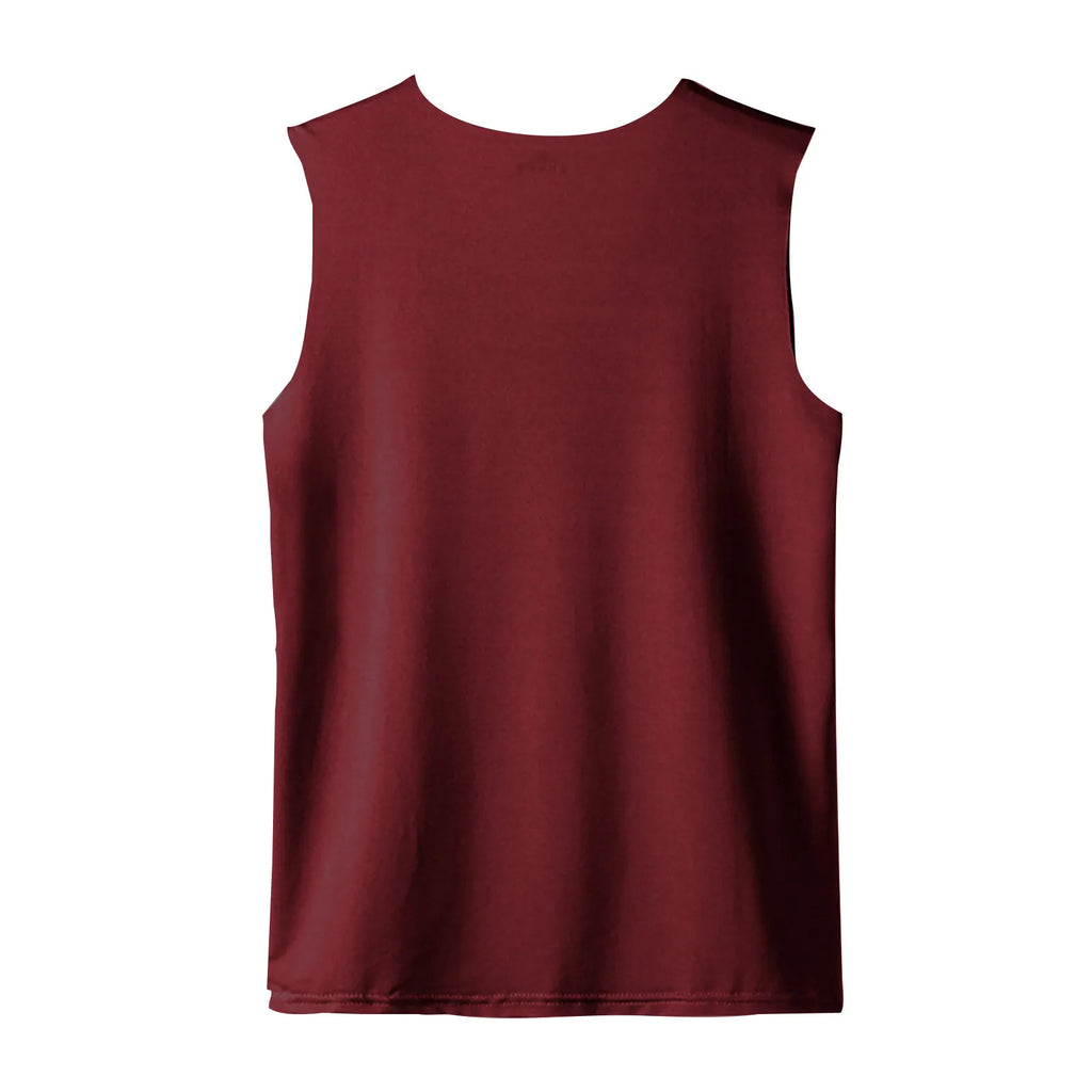 Men'S Top Men'S Summer Multi Color Sleeveless Vest Men'S Summer Ice Silk Traceless Thin Breathable Color V-Neck Sleeveless Top