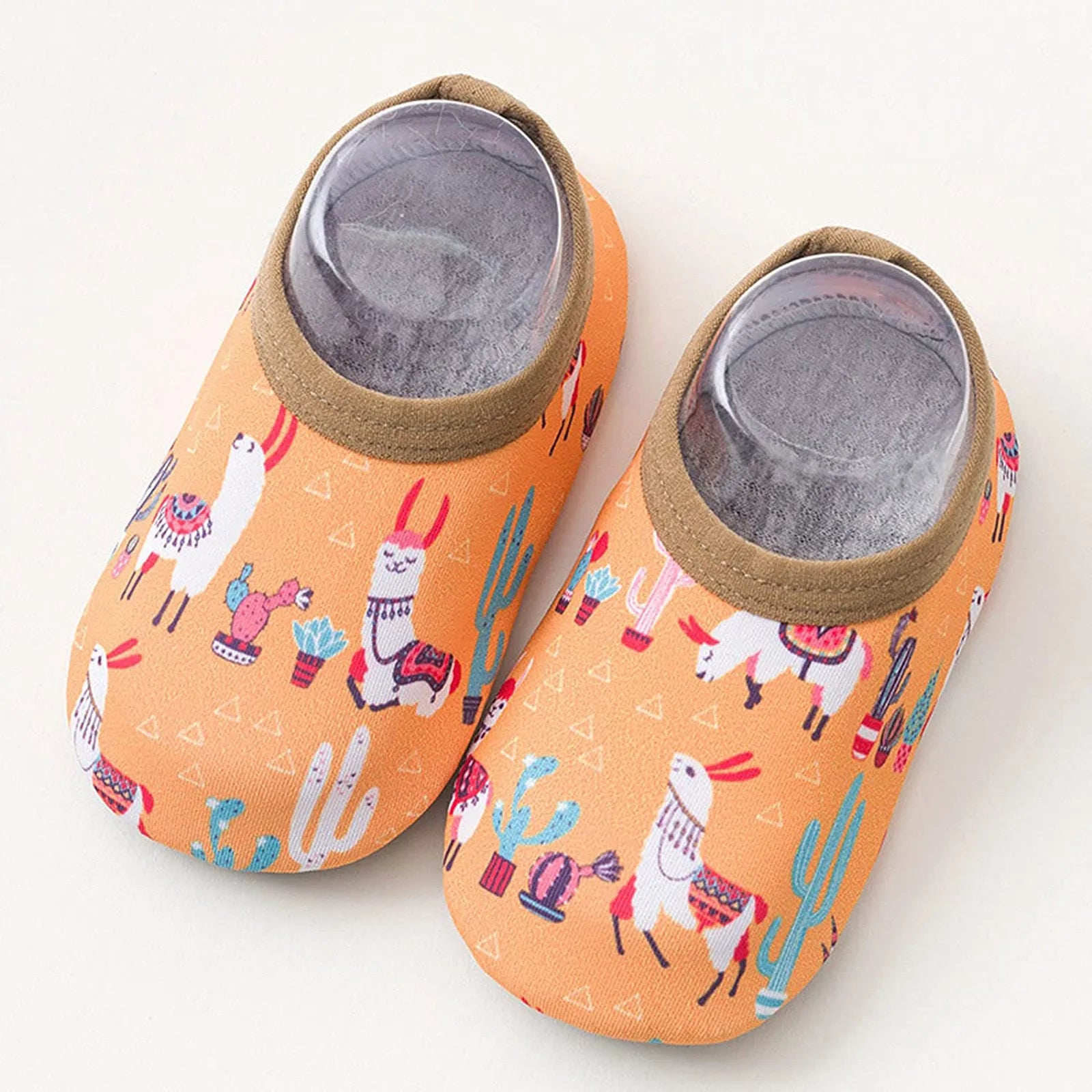 Baby Boy And Girl First Walkers Cartoon Printed Cute Quick Dry Shoes Toddler Shoes Beach Outdoor Lighweight Shoes
