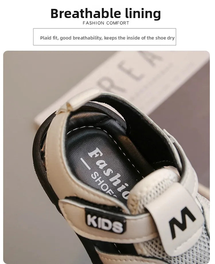 Boy Sandals 2026 summer New Baby Walking Shoes Soft Sole Girls' Sandals Mesh Shoes Children's Sandals Versatile Children's Shoes
