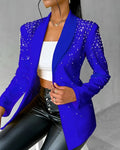 Fashion Blazers For Women Streetwear Autumn Spring Casual Long Sleeve Jacket Turndown Collar Slim Coats Suit Female's Wear