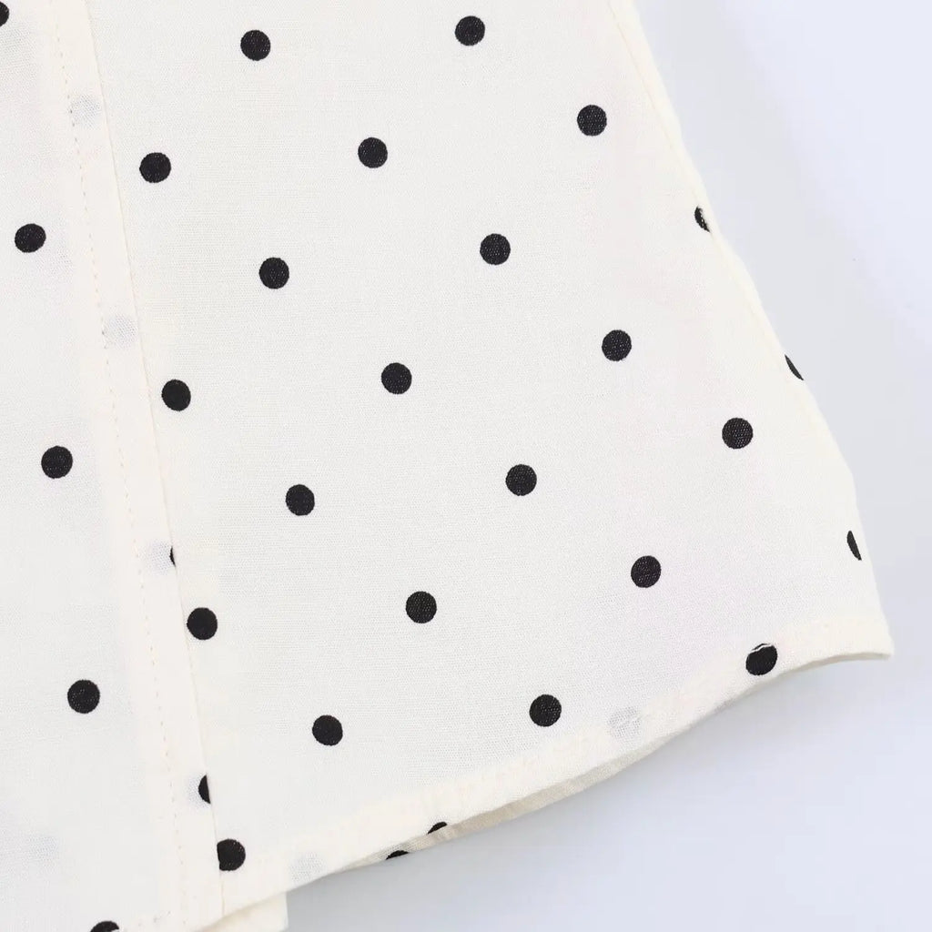 Women Sexy V-Neck Single Breasted Crop Shirts 2026 Summer Female Chic Bow Lace-Up Puff Sleeve Slim Shirts Y2K Girl Cute Shirt