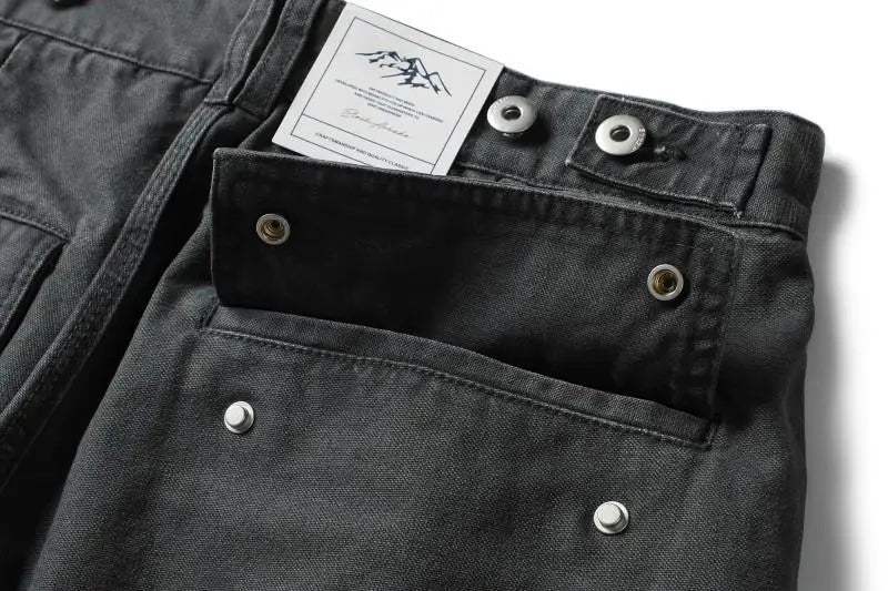 Men Streetwear Fashion Loose Casual Pure Cotton Wide Leg Baggy Pant Cityboy High Street Amikaji Cargo Pants Trousers