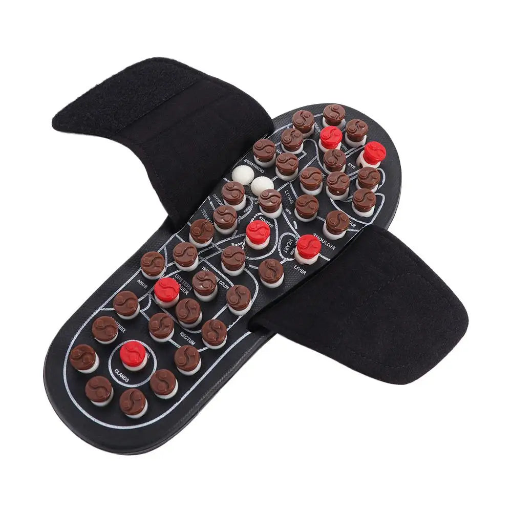 Rotating Foot Massage Shoes Unisex Healthy Acupressure Massage Slippers Feet Care Reflex Stress Reflexology Sandals Women