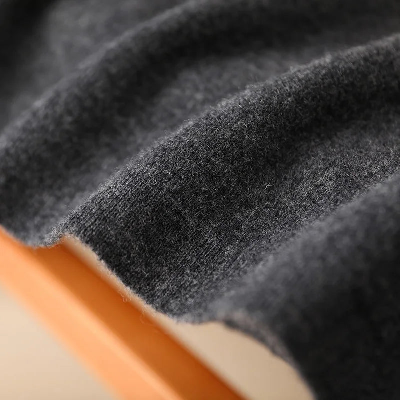 Women Wool Skirts Autumn Winter Office Lady Mini Slim Fit Skirt Elastic Waist 100% Merino Wool Knitted Cashmere Above Knee Dress