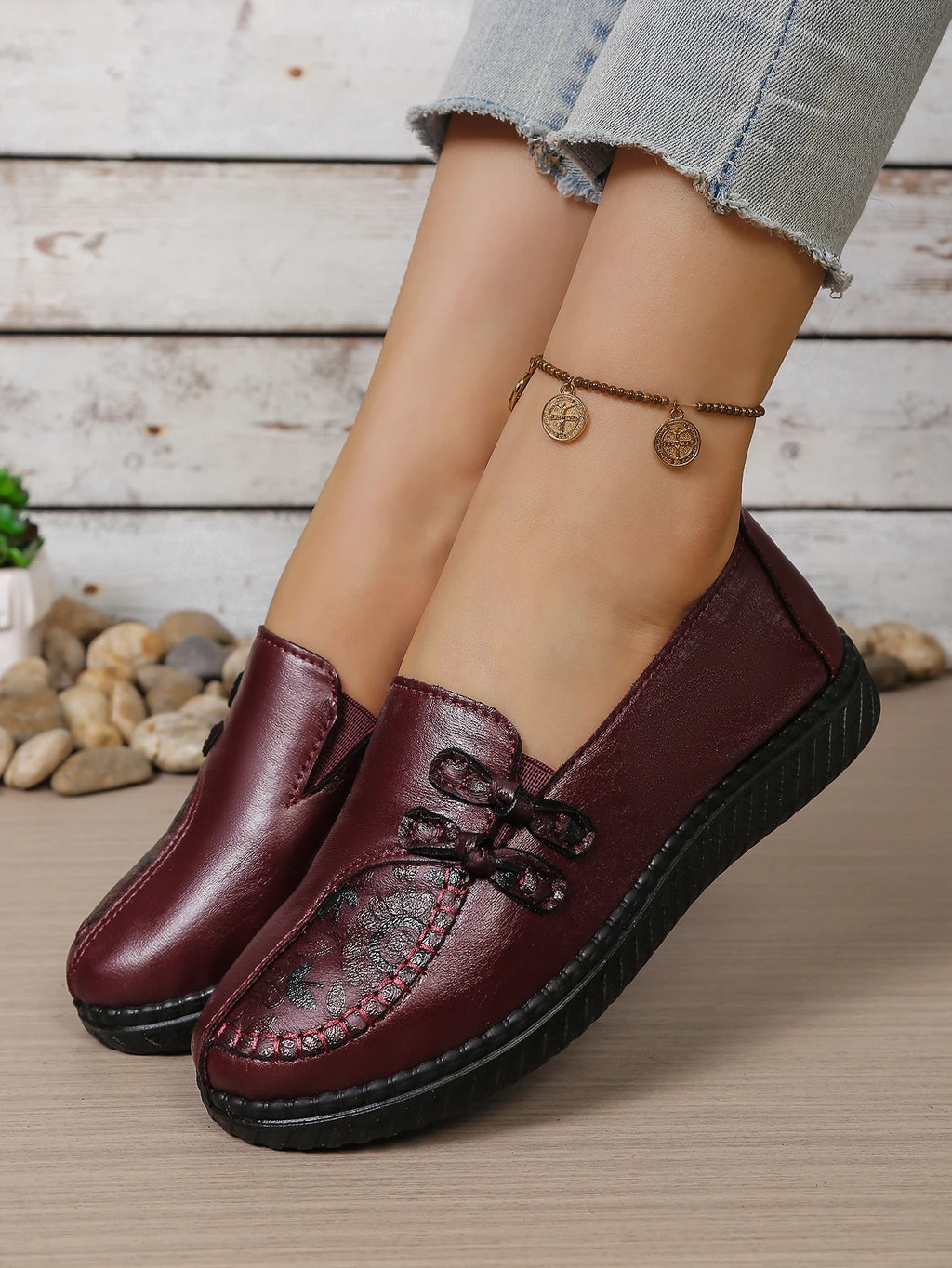women's shoes summer 2026  Edition Women's single shoe casual ethnic-style small leather shoes free shippiing shoes