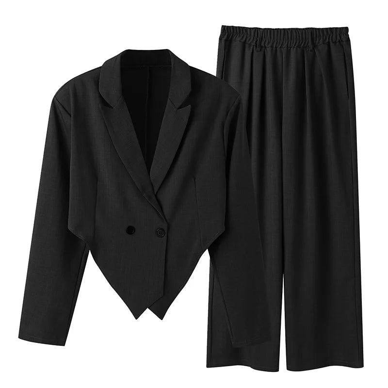 New Men's Vintage Lapel Suit Jackets and Trousers Sets Two Piece Luxury Club Party Wear Men's Outfits Fashion 2 Piece Pants Sets