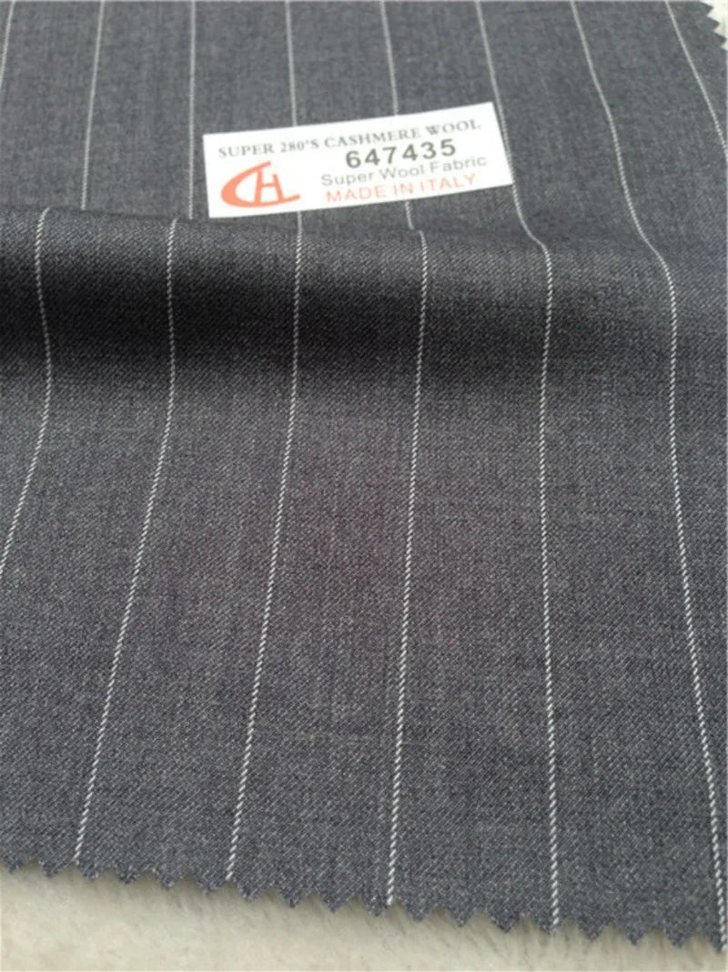 50cm Spring fashion Stripe Suit Fabric Atiku Fabric for Men High Quality Men's jacket Fabrics  Business  fabric Set sewing