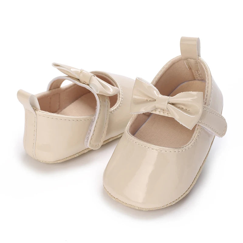 Baby Girl Shoes Bowknot Flats Soft Sole Newborn Princess Walker Sandals Formal Toddler Shoe