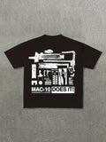 Men's Round Neck T-shirt Trendy, Fashionable, Pure Cotton Comfortable, Summer Casual Style