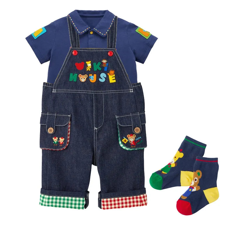 2026 Summer Kids Button Down Shirt Baby Boy Girl Casual Cotton Blouse Colorful Buttons Alphabet Embroidery Undershirt Tops