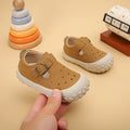 Kids' Casual Shoes Sneakers PU Leather Solid Color Summer Shoes For Children Anti-slip Breathable White Khaki Shoes Size 18-29