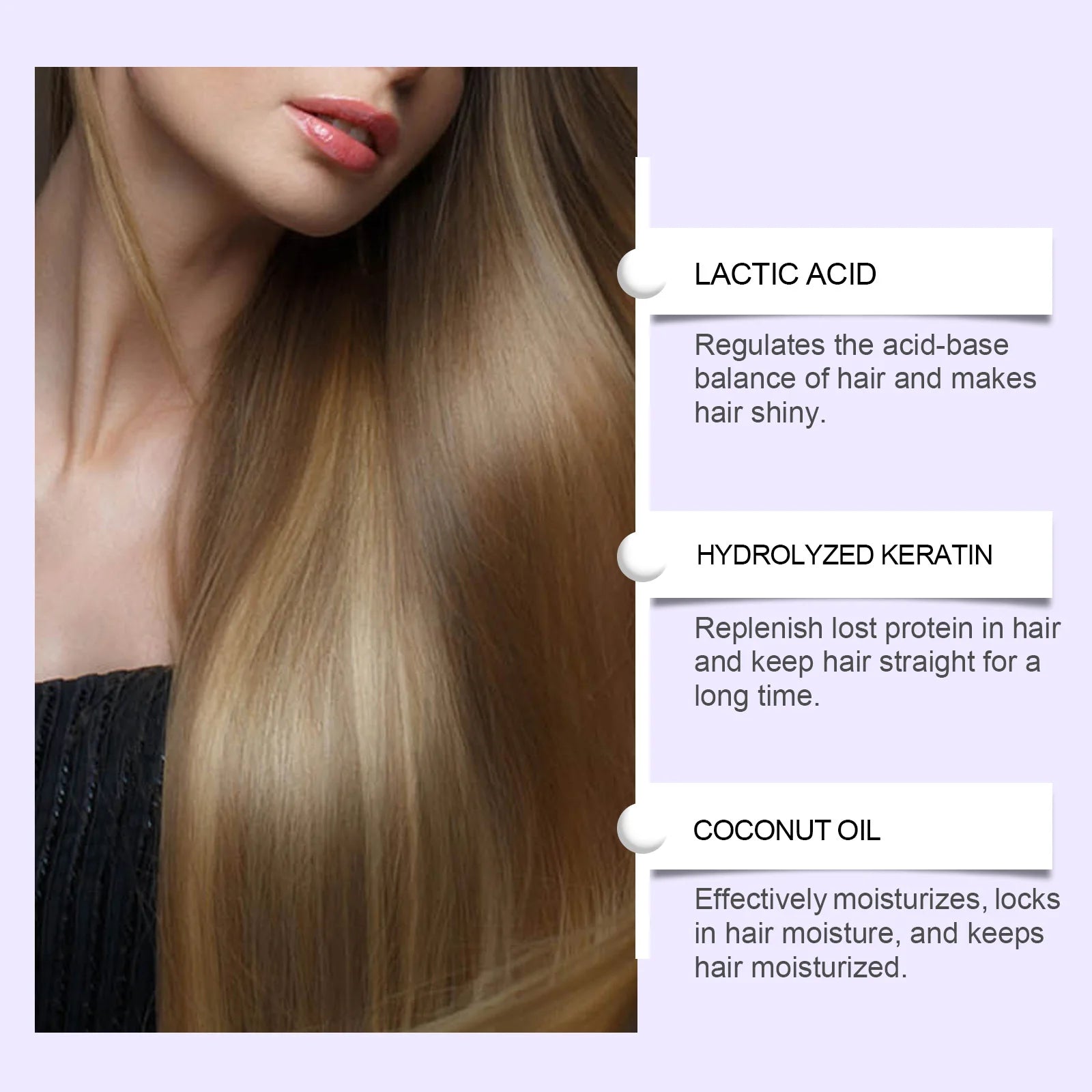 Protein Straightening Cream Nourishes Softens Hair Creating Silky Smooth Hair Repair Frizz Curls Naturally Without Damaging Hair
