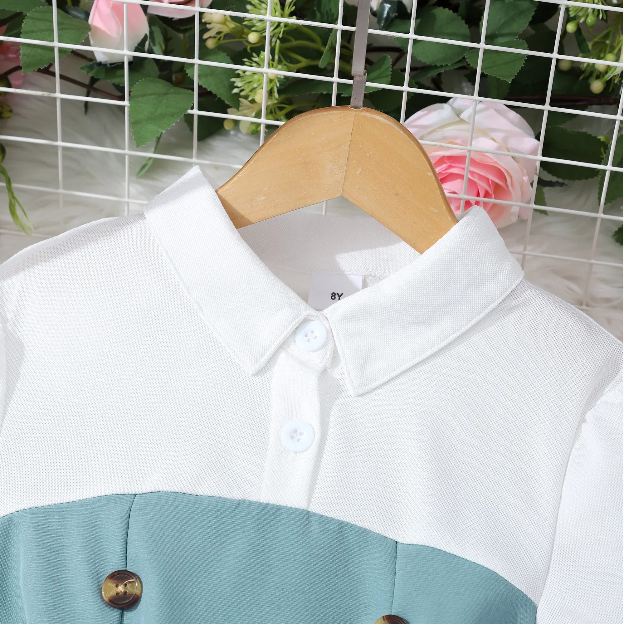 New Khaki Girl Dress Summer Casual Vacation Children Dresses Fashion Elegant Retro British Girls Party Dress 7 8 9 10 11 12 Yrs