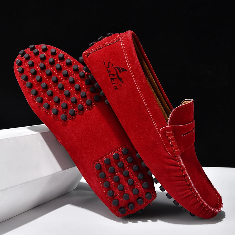 High Quality Women Shoes Lightweight Leather Moccasins Handmade Comforty Fashion Sneakers Mom nurse Flats Soft Walking 2025 New