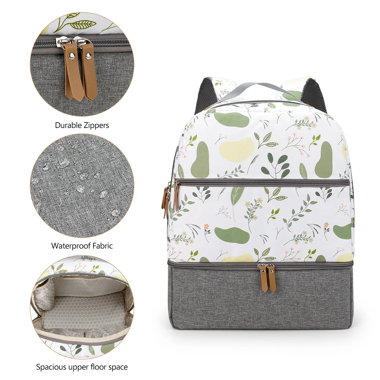 New Baby Diaper Bag Backpack Multifunctional Waterproof Maternity Nappy Bags Mommy Travel Backpack Stroller Bag Baby Nappy Cares