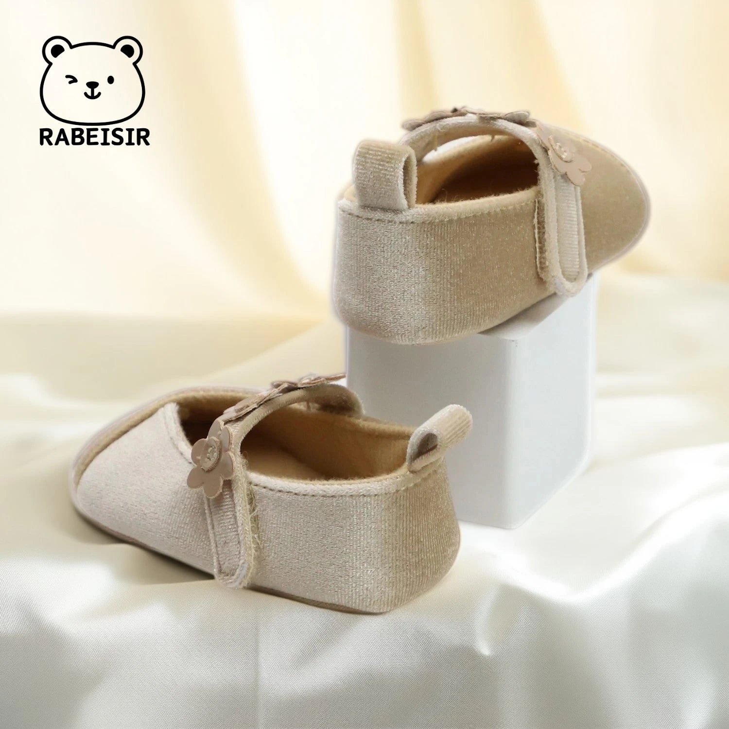 Baby Girl Princess Shoes 0-18 Months Baby Walking Shoes Fashionable and Sweet