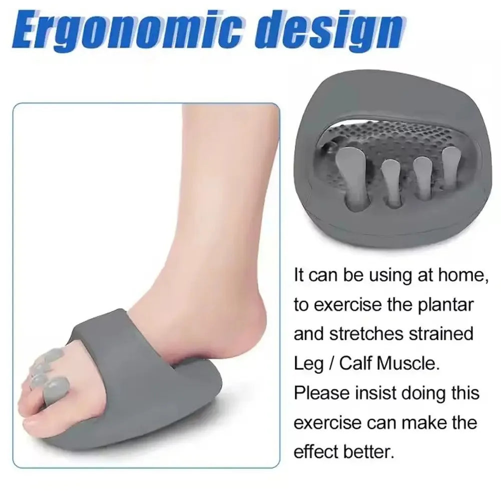 Women's Arch Support Massage Slippers Thick Soled Slide Sandals Shaking Slimming Shoes Postpartum Leg Massage Foot Relief