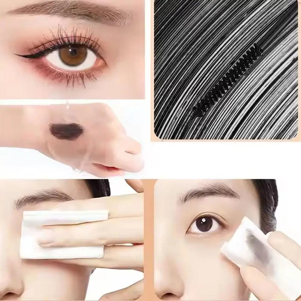 Ultra-Fine Brush Waterproof Mascara 1.5g - Lengthening & Curling, Smudge-Proof Natural Look for Daily Makeup
