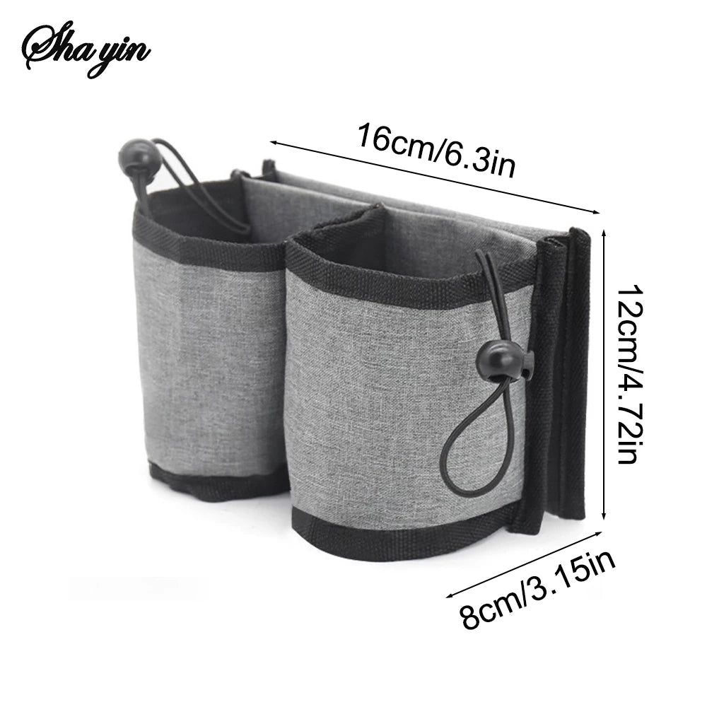 Travel Luggage Cup Holder Durable Free Hand Suitcase Drink Bag Travel Milk Tea Coffee Mugs Holder Fits All Suitcase Handles