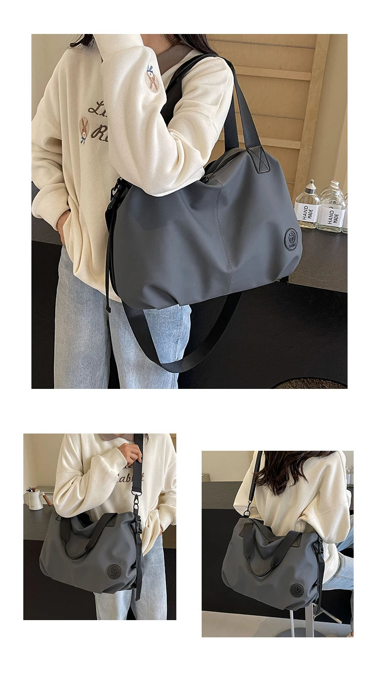 Ladies' shoulder bag custom logo travel bag shoulder bag crossbody luggage bag sports and fitness luggage bag personalized name