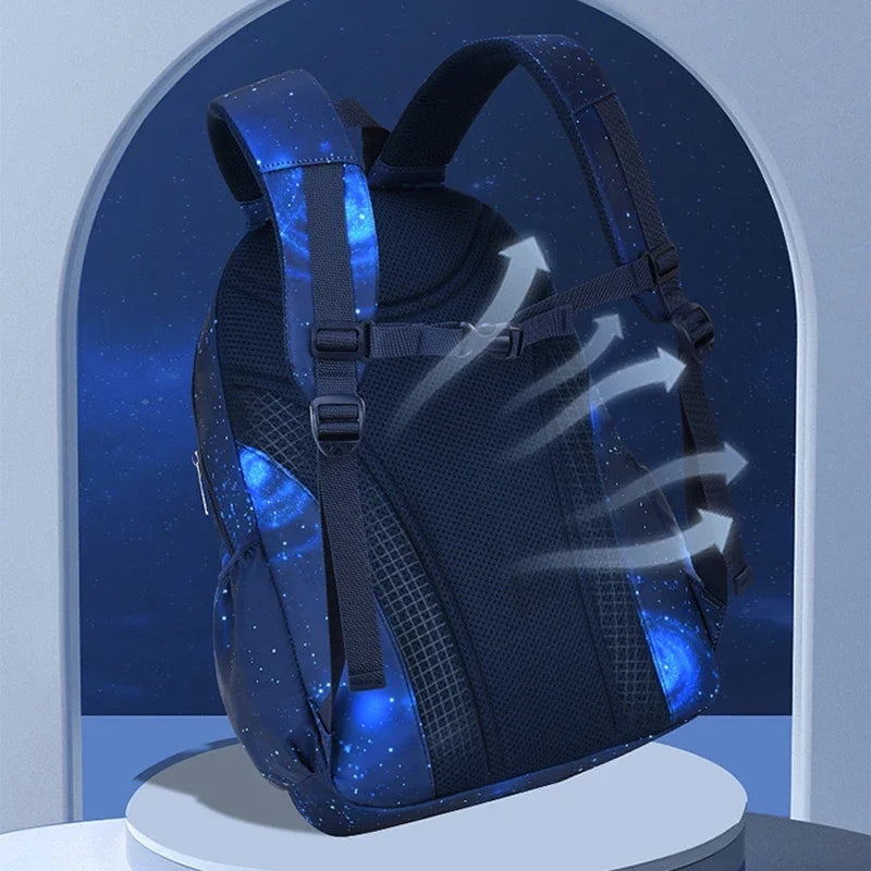 Children Orthopedics School Bags Kids Backpack Primary Schoolbag For Girls Boys Waterproof Backpacks BookBag Mochila