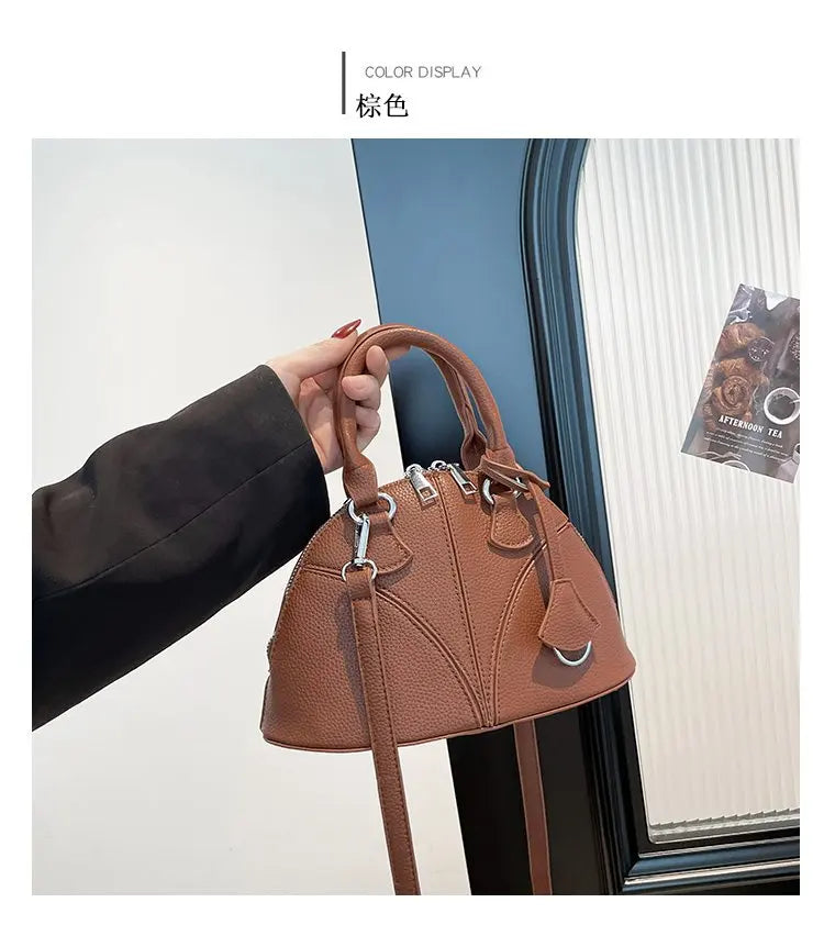 Luxury Unique Diaper Bag Shoulder Purse Ladies Trendy Design Minimalist Textured Original Square Satchel