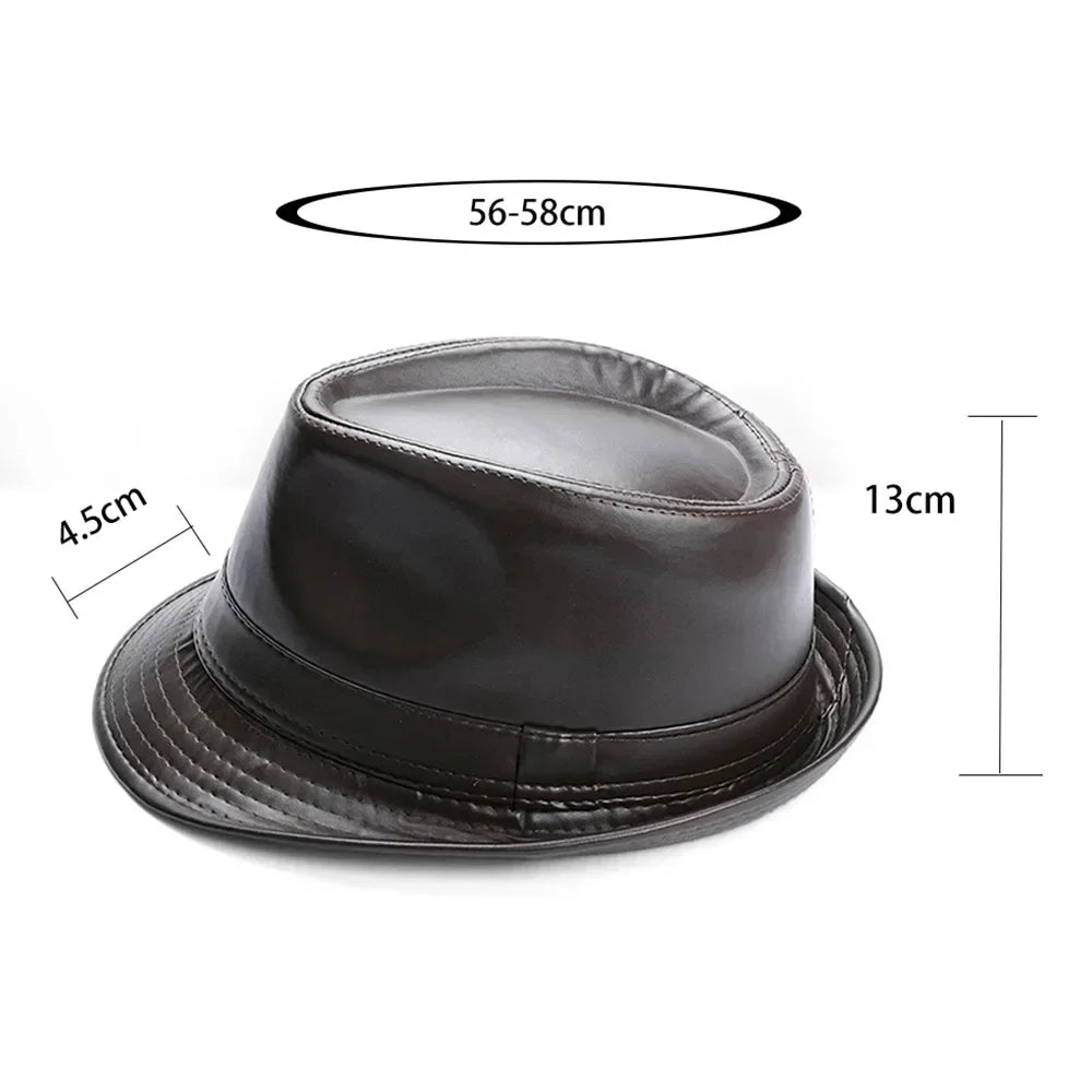 Men's and Women's Gentleman Hat Casual England Cowboy Hat Retro Warm Bowler Hat Jazz Cap Out Hundred with The Trend Cap