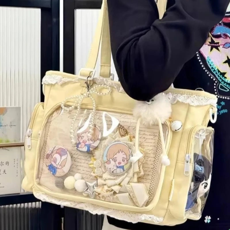 Ballet Girl Large Appetite Itabag Japanese Two-Dimension Single Shoulder Crossbody Bag Gift For Friends Women'S Handbag