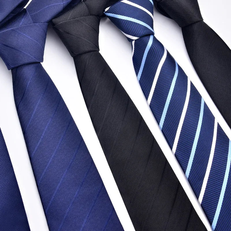 Black Neck Ties For Men Women Casual Suits Solid Tie Gravatas Skinny Mens Neckties For Business Wedding Men Ties
