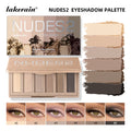 Nudes2 Eyeshadow Palette Rich Pigment Neutral Shades Long-Lasting Eye Makeup Blendable Color Matte Nudes Eyeshadow Palette