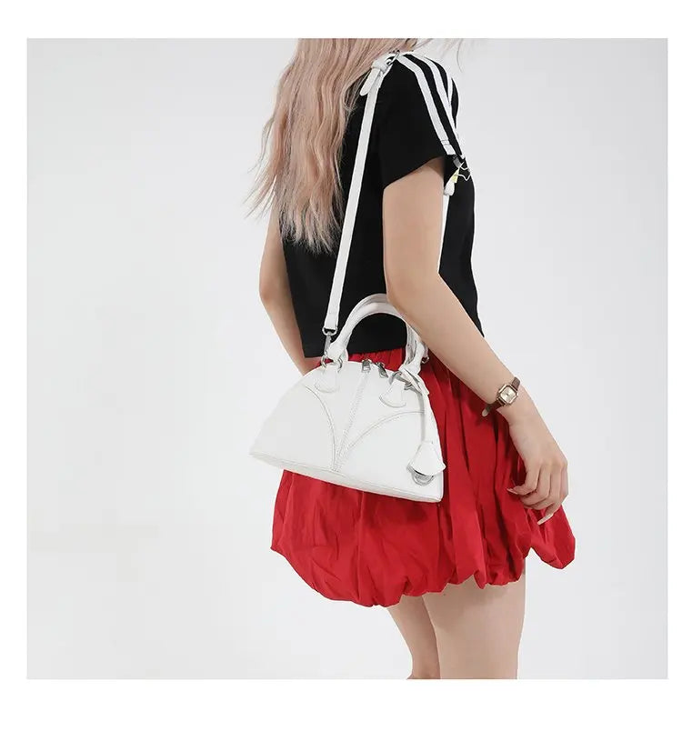 Luxury Unique Diaper Bag Shoulder Purse Ladies Trendy Design Minimalist Textured Original Square Satchel