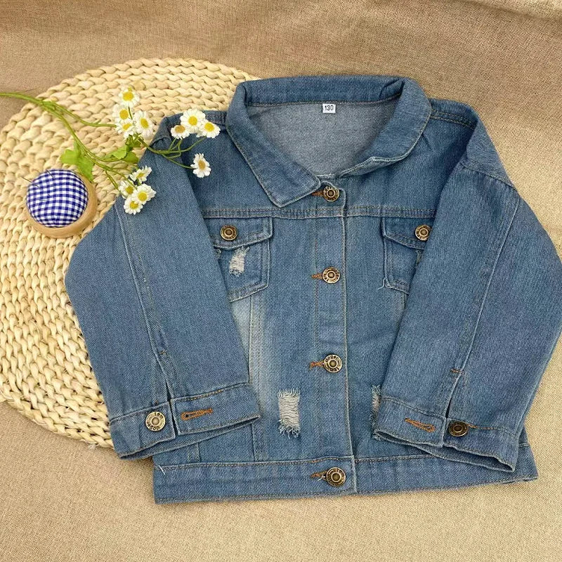 Personalized Denim Jacket Toddler Outwear Patch Coats Custom Name Jean Jacket  Ideal Gift Birth Presents Autumn 2025 New