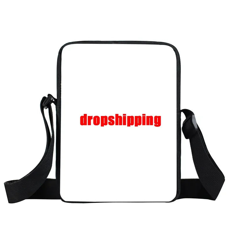 Customize Your Logo Name Messenger Bag Ladies Crossbody Bags for Travel Girls Satchel Women Handbag Small Shoulder Bag Bookbag