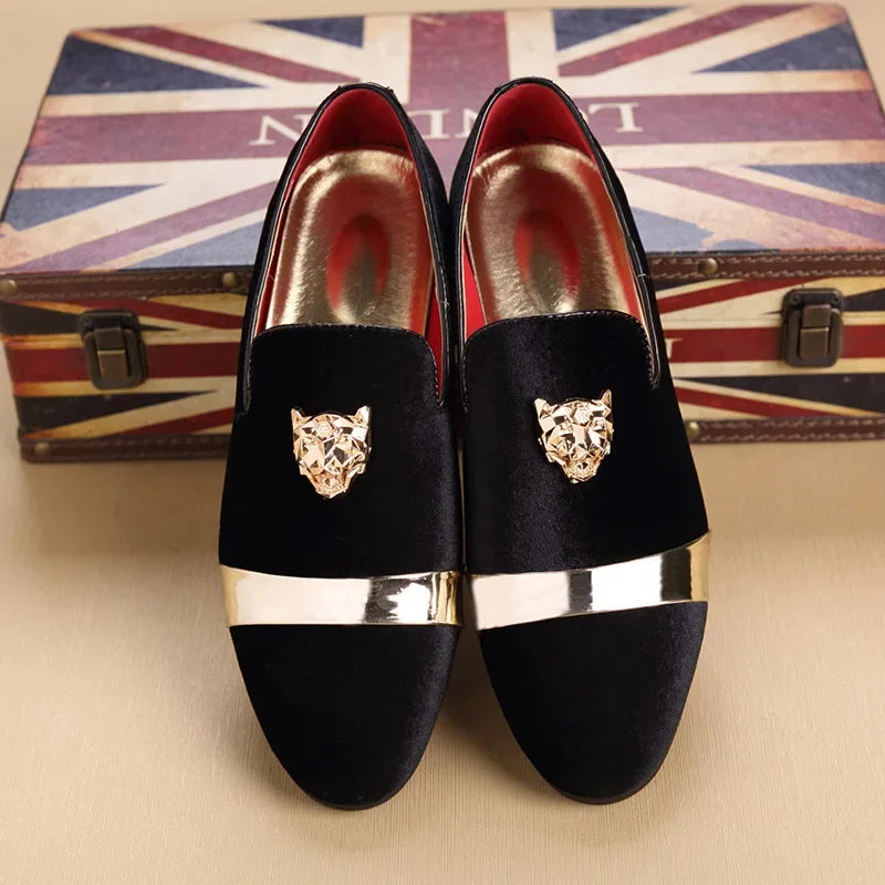 Party Shoes for Men Dress Shoe 2025 Fashion Designer Slip on Loafers Male Italian Luxury Brand Wedding Shoes Mocasines Hombre