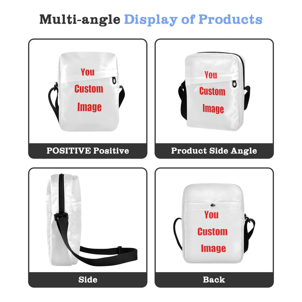 Men's Messenger Bag Fashion Small Polyester Casual Handbags Male CrossBody Shoulder Bags For Men Customized Purses And Handbags