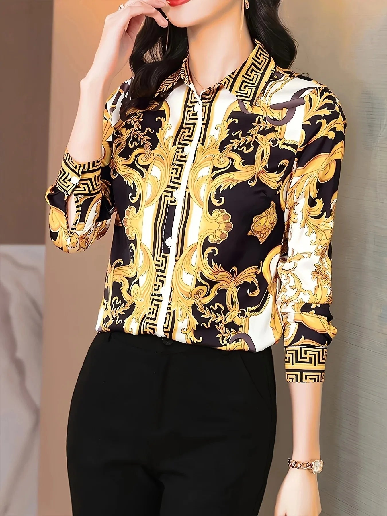 Fashion Women Blouses New elegant ladies shirts Tops Blusas Mujer