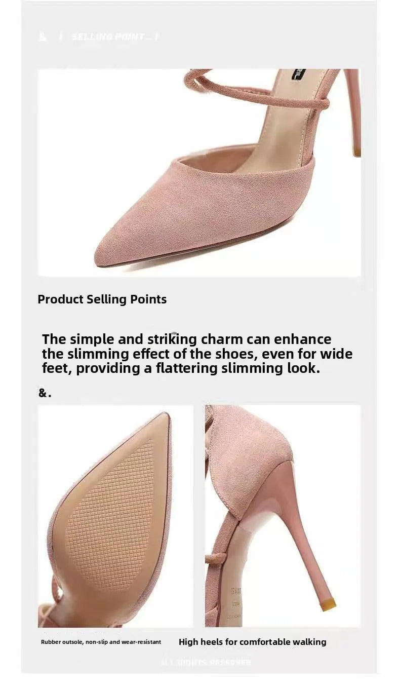 Sexy High Heel Sandals Women's New 202 Thin Heel Summer Open Toe Ba Zip Cross Bule Faionable Glitter Me High Heels