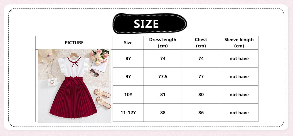 Kids Dress For Girls 8-12 Years Summer Girls Elegant Classic Fashion Intellectual Dress Birthday Party Dress For Children