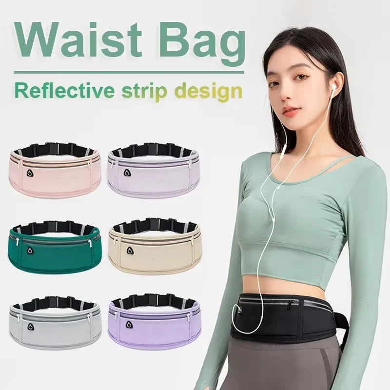 Running Belt Waist Bag Sports Waist Bag Women Men Waterproof Gym Mobile Phone Pouch Cell Phone Waist Bag Accessories For iPhone